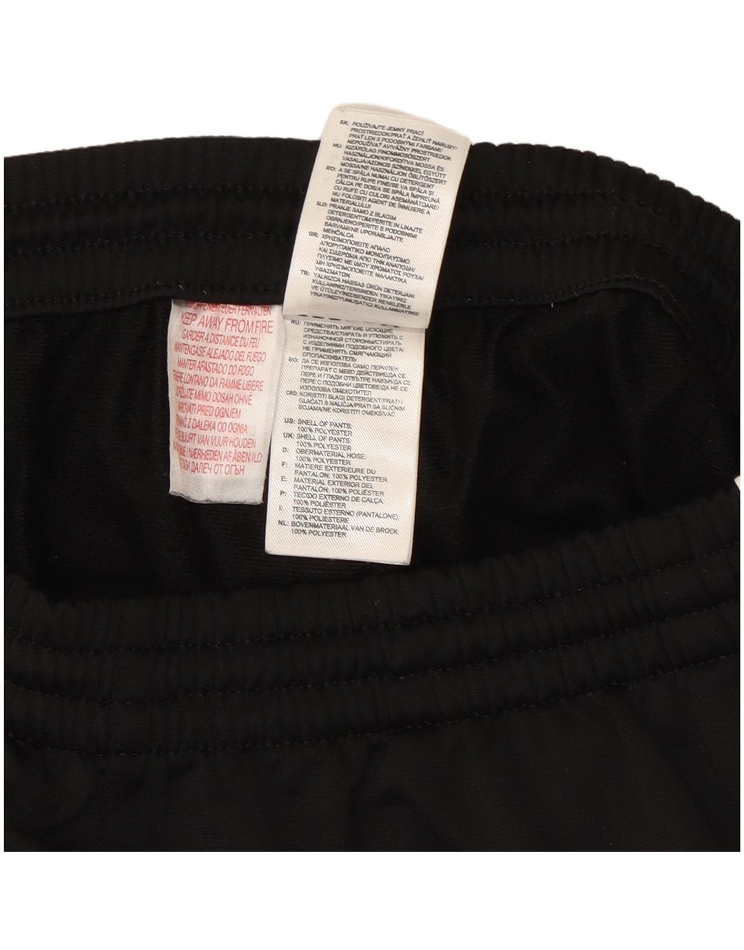 Adidas Băieți Pantaloni Trening Pantaloni Joggeri 15-16 Ani Poliester Negru
