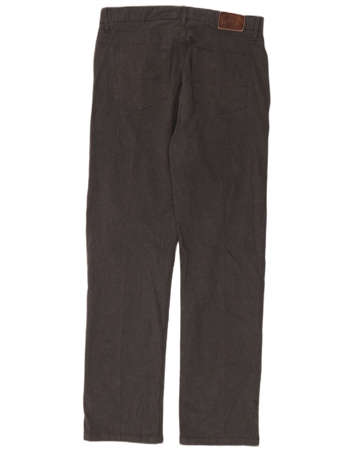 Marks & Spencer Pantaloni casual drepti pentru bărbați Blue Harbour W36 L33 gri