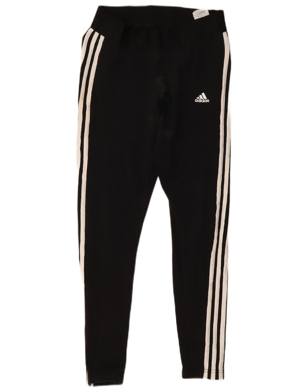Leggings pentru femei Adidas UK 12/14, bumbac cu dungi negre medii
