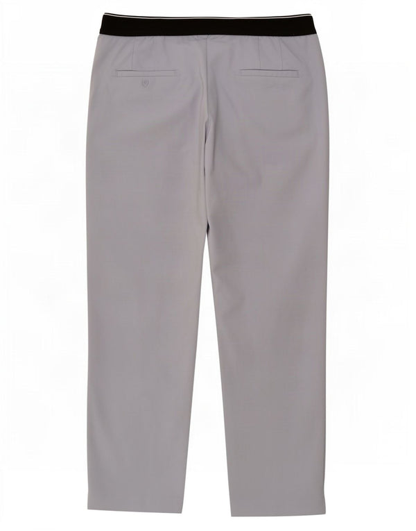 Pantaloni chino slim pentru femei Zara 2XL W36 L26 bumbac color bloc albastru