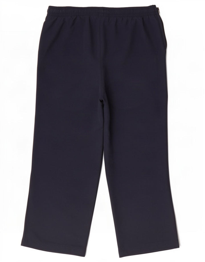 Pantaloni de trening Capri Reebok pentru femei UK 10 Small, bleumarin, poliester
