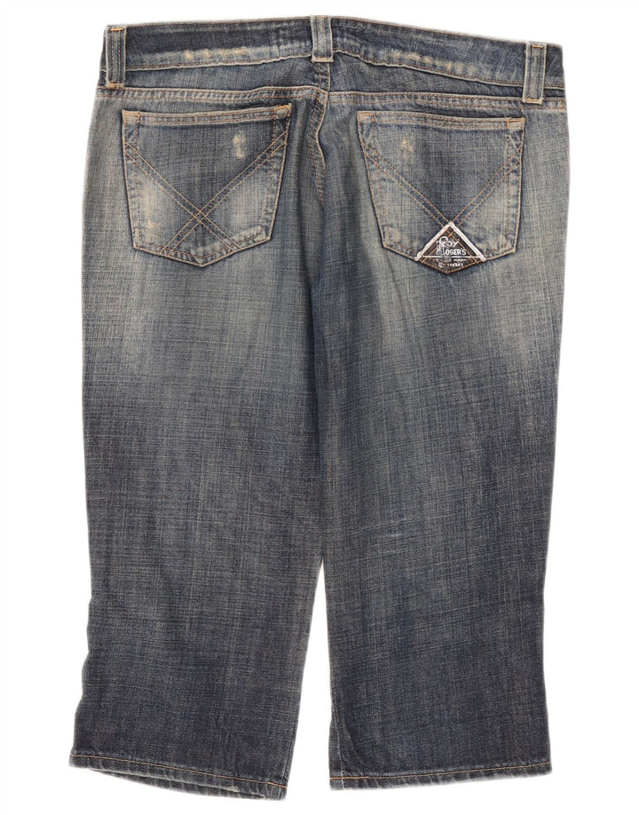 Blugi roy Rogers pentru femei Seven Bell Capri distressed W34 L20 albastru