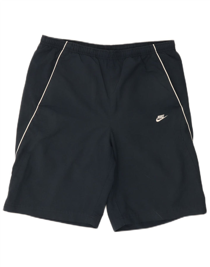 Pantaloni scurți sport pentru bărbați NIKE, albastru bleumarin mediu