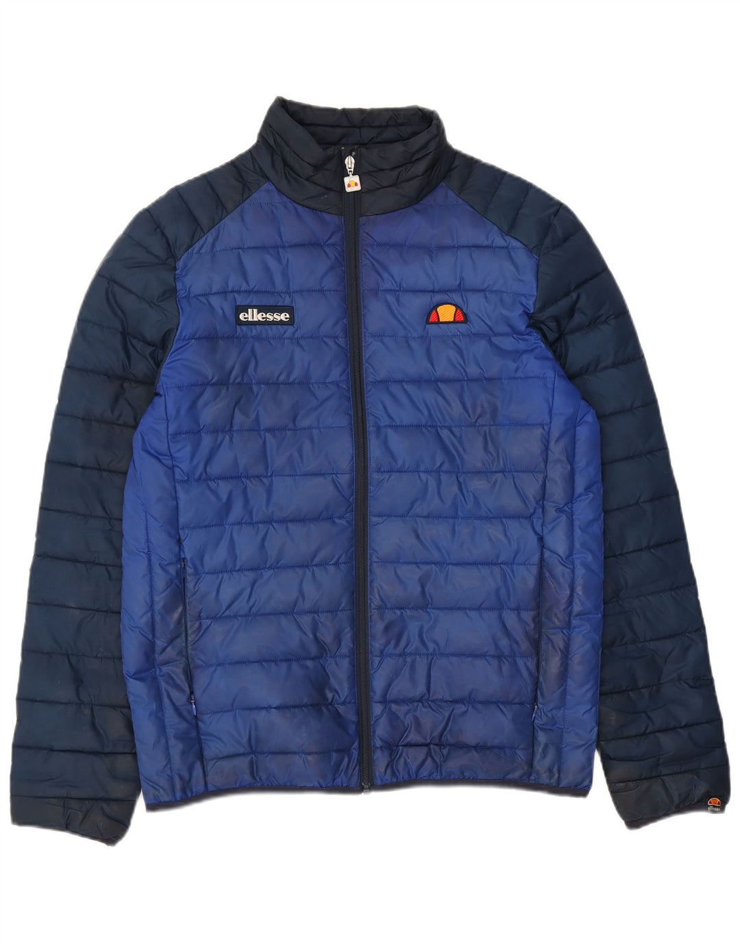 Jachetă căptușită pentru bărbați Ellesse UK 38 Medium Blue Colorblock Poliester