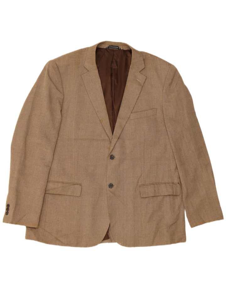 Jachetă pentru bărbați Nautica, cu 2 nasturi, UK 48 4XL, bej, poliester