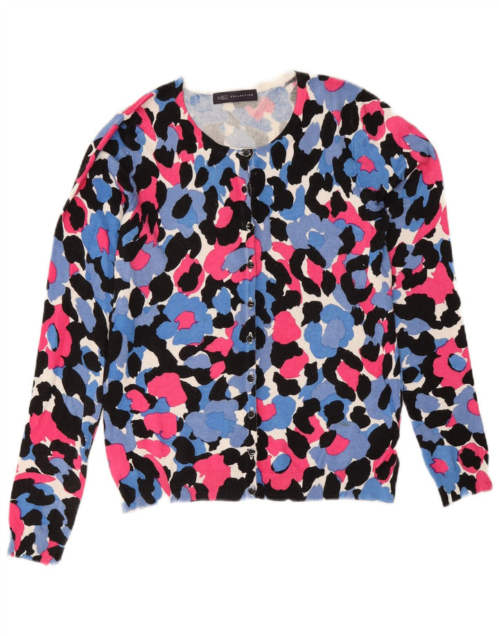 Pulover cardigan pentru femei Marks & Spencer UK 8 mic, multicolor, floral