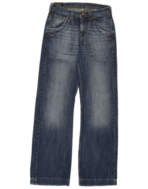 Lee Boys Russel Bootcut Jeans 13-14 ani W28 L31 albastru bumbac