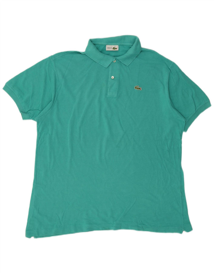 Tricou polo Lacoste pentru bărbați Mărimea 7 2XL Bumbac turcoaz