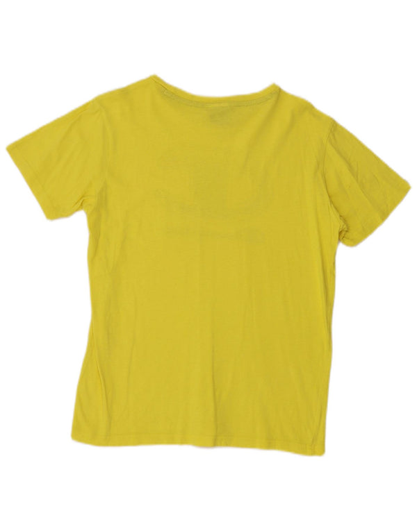 Tricou grafic Champion pentru băieți Top 13-14 ani XL Galben