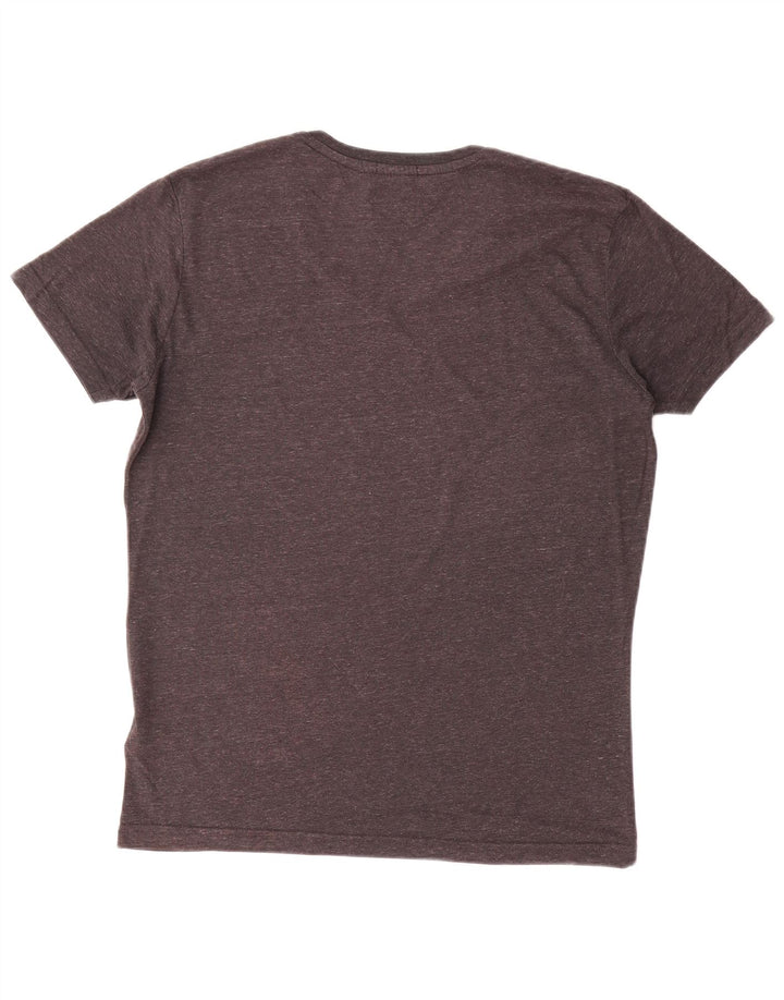 Tricou Tommy Hilfiger pentru bărbați Top Mediu Gri din poliester cu pete