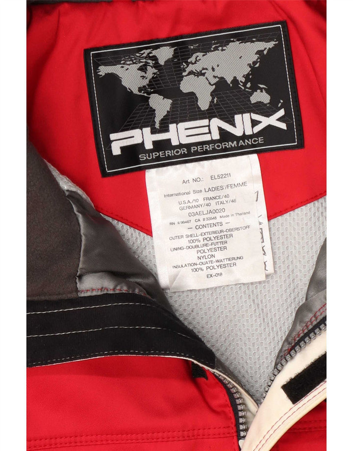 Jachetă de schi pentru bărbați Phenix IT 46 Small Red Colorblock Poliester