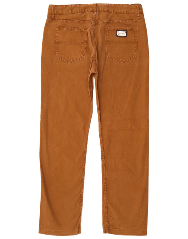 Pantaloni casual drepti pentru bărbați Pierre Cardin IT 46 Small W34 L30 Maro