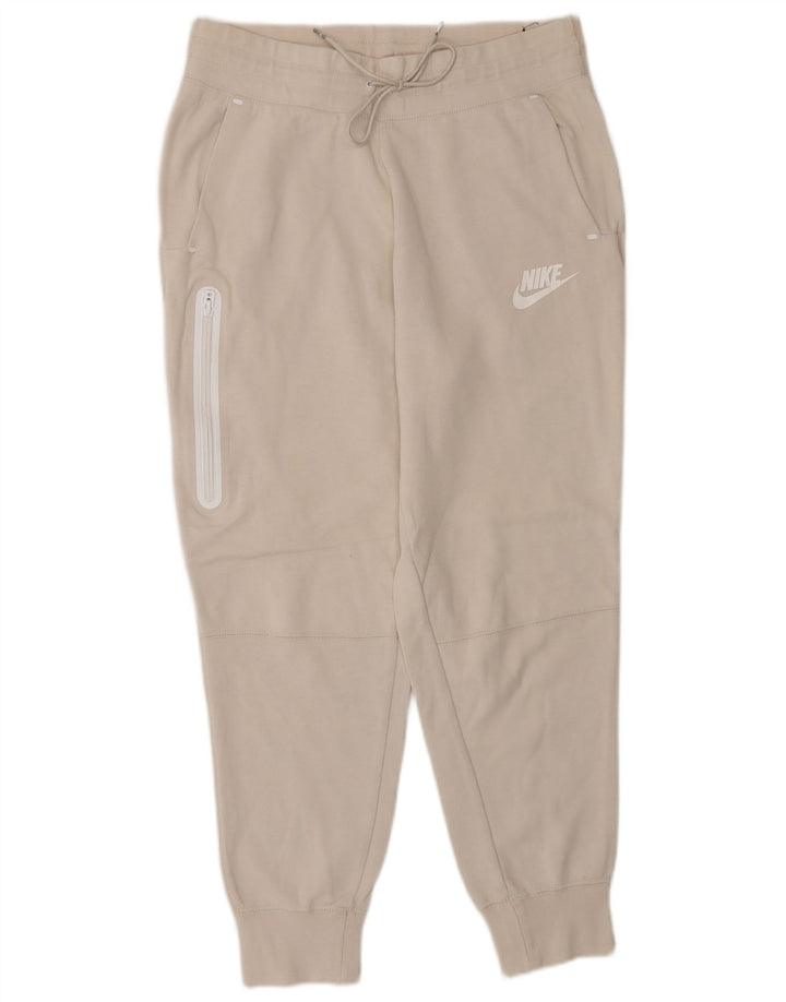 Pantaloni de trening pentru bărbați NIKE Pantaloni de jogging mici, bej, bumbac