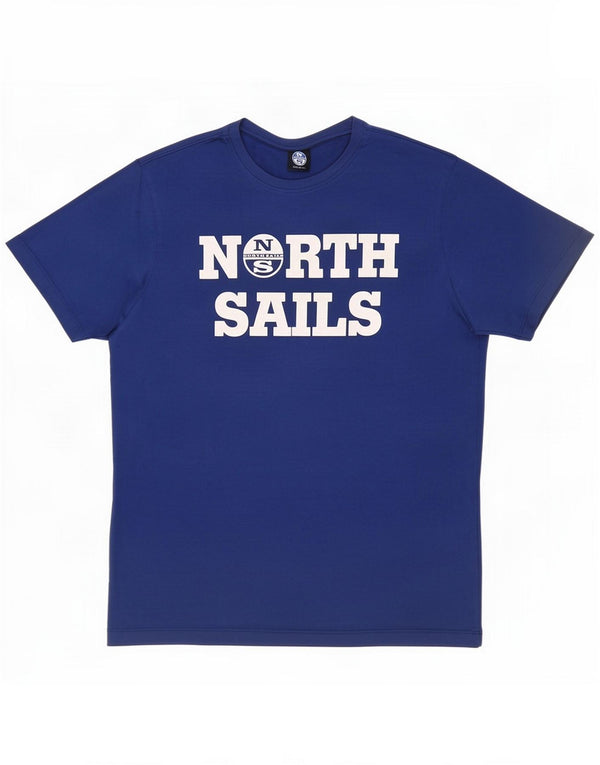 T-shirt grafic pentru bărbați North Sails Top mic, albastru, bumbac