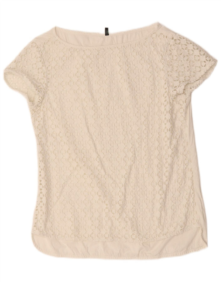 Bluză Benetton pentru femei UK 14 Medium White