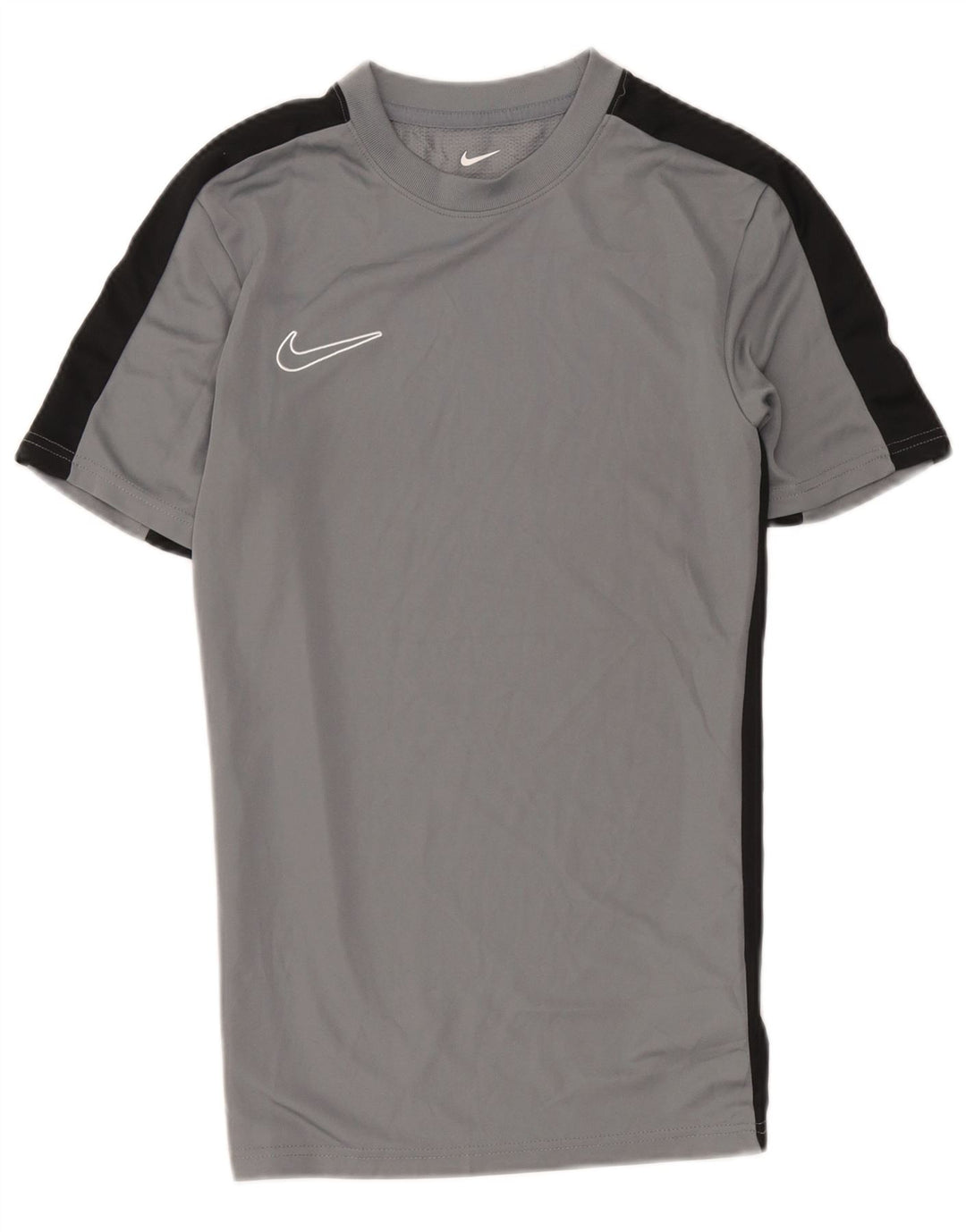 Tricou pentru bărbați Nike Dri Fit Slim Fit Top mic, gri, poliester color bloc