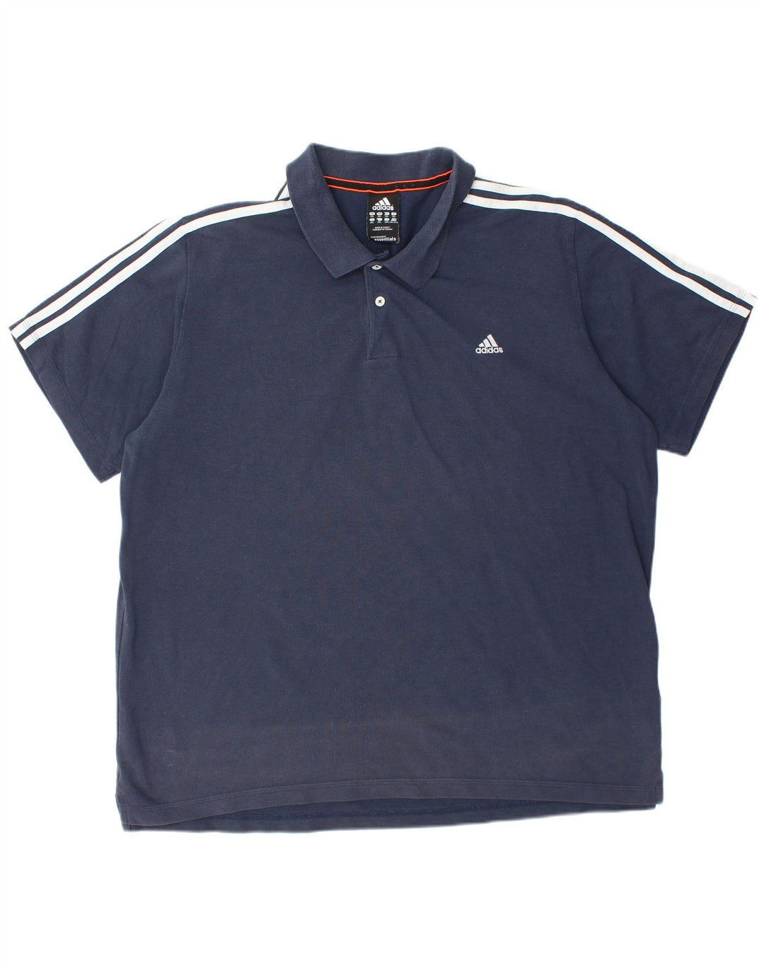 Tricou polo ADIDAS Climalite pentru bărbați 2XL, bumbac bleumarin