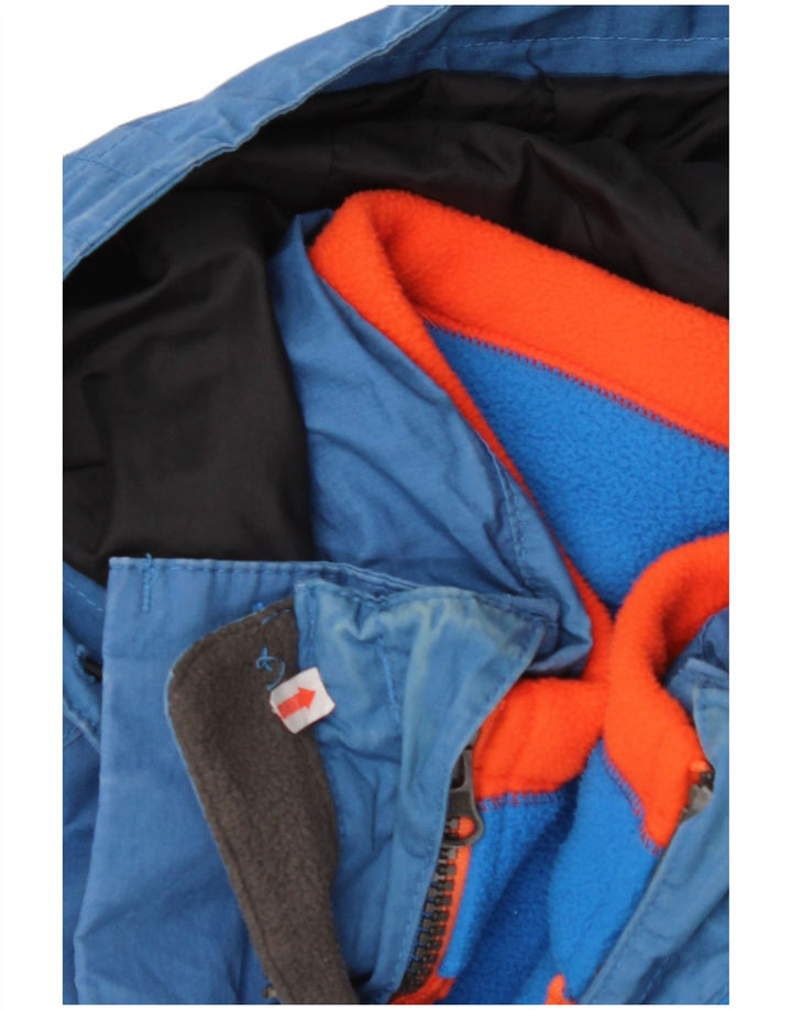 Jachetă de vânt pentru bărbați TIMBERLAND, cu glugă, UK 36, poliester albastru mic