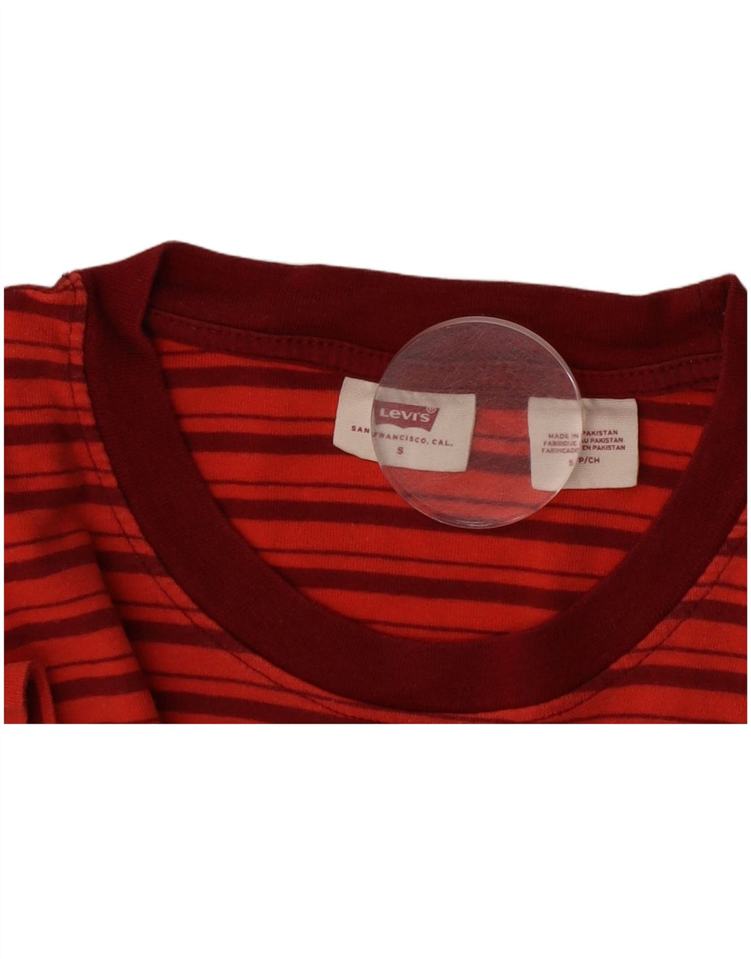 Tricou pentru femei Levi's Top UK 10 Small Red Striped