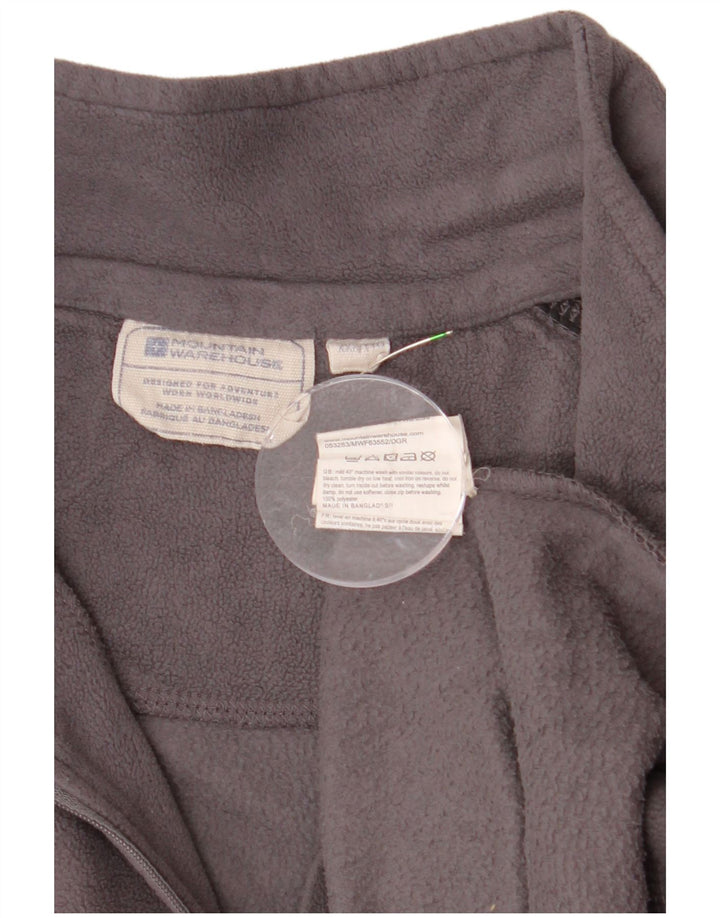 MOUNTAIN WAREHOUSE Jumper pentru bărbați, cu fermoar și gât, din lână, 2XL, gri, bloc de culoare