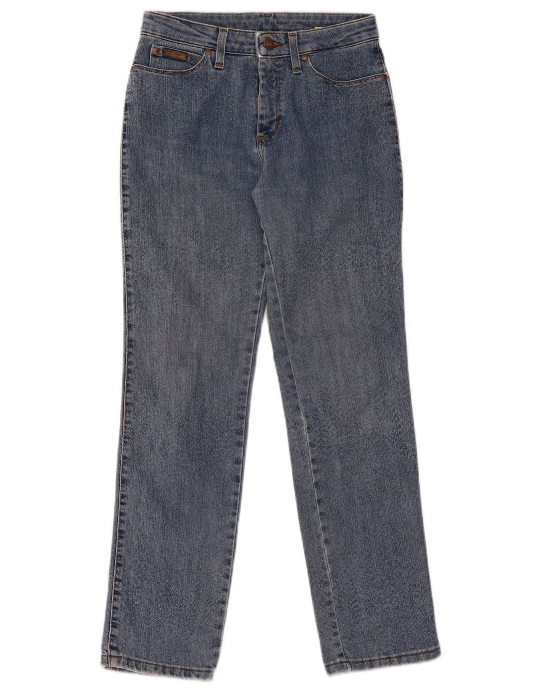WRANGLER Blugi drepti pentru femei W28 L28 Bumbac albastru