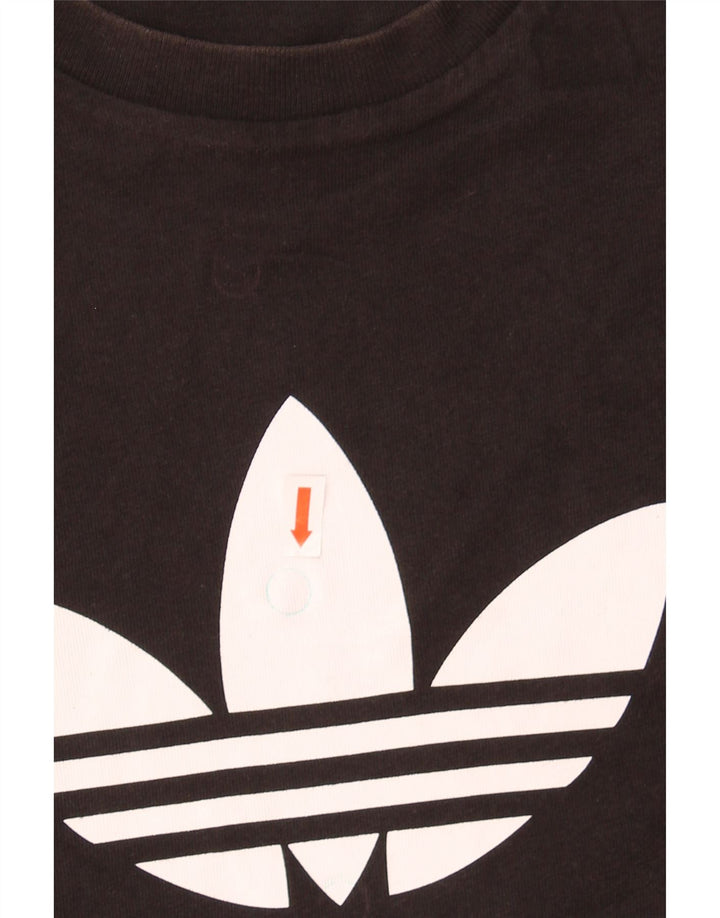 ADIDAS Mens Graphic T-Shirt Top Medium Black