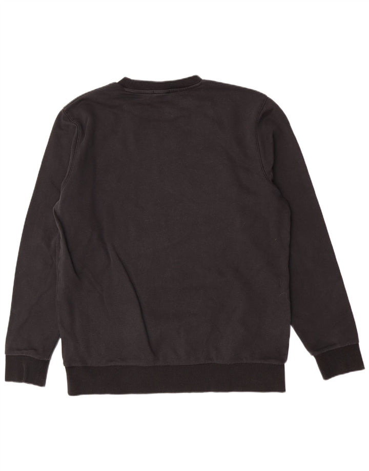 Pulover pentru bărbați Hugo Boss, cu grafic regular, din bumbac mare, negru