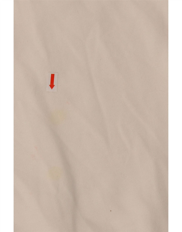 Hanorac grafic pentru bărbați CHAMPION Pulover mare alb