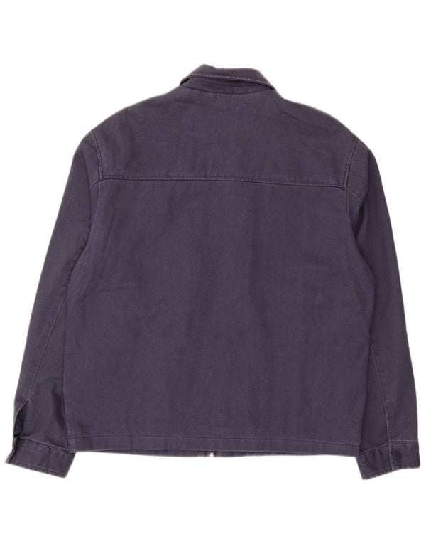 Bomber pentru bărbați Zara UK 38 Medium Bluemarin Bumbac