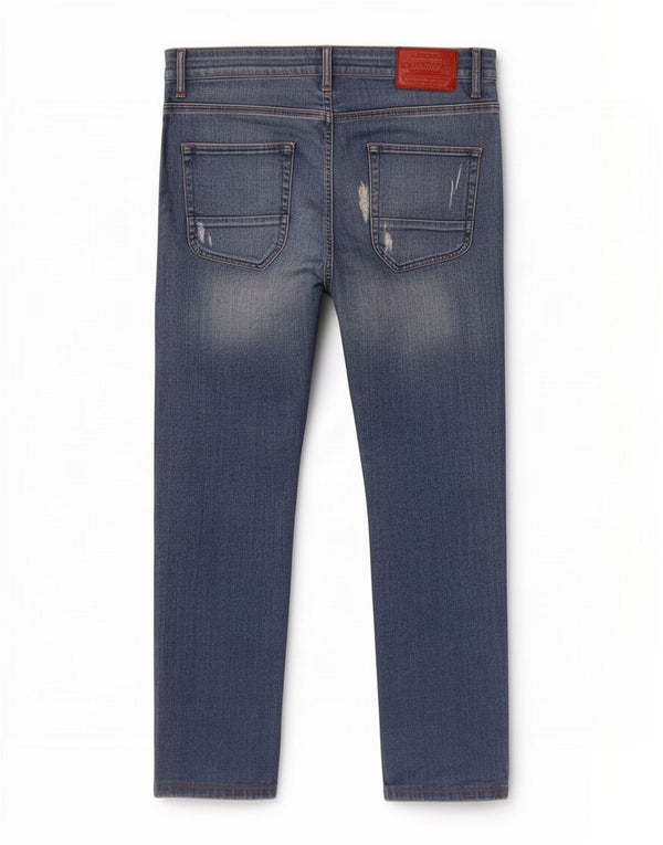 Blugi slim pentru bărbați Zara EU 46 XL W36 L30 Albastru