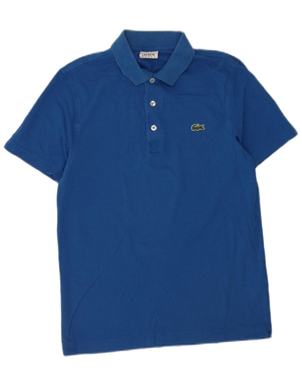 Tricou polo pentru bărbați Lacoste Mărimea 3 Bumbac albastru mic