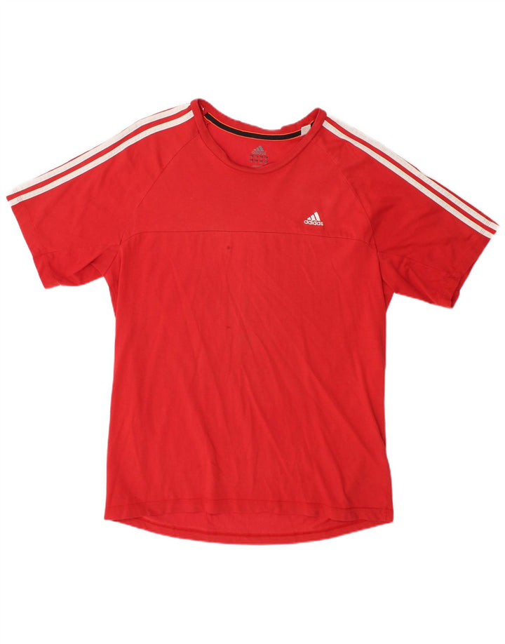 Tricou Adidas Climalite pentru bărbați Top mare bumbac roșu