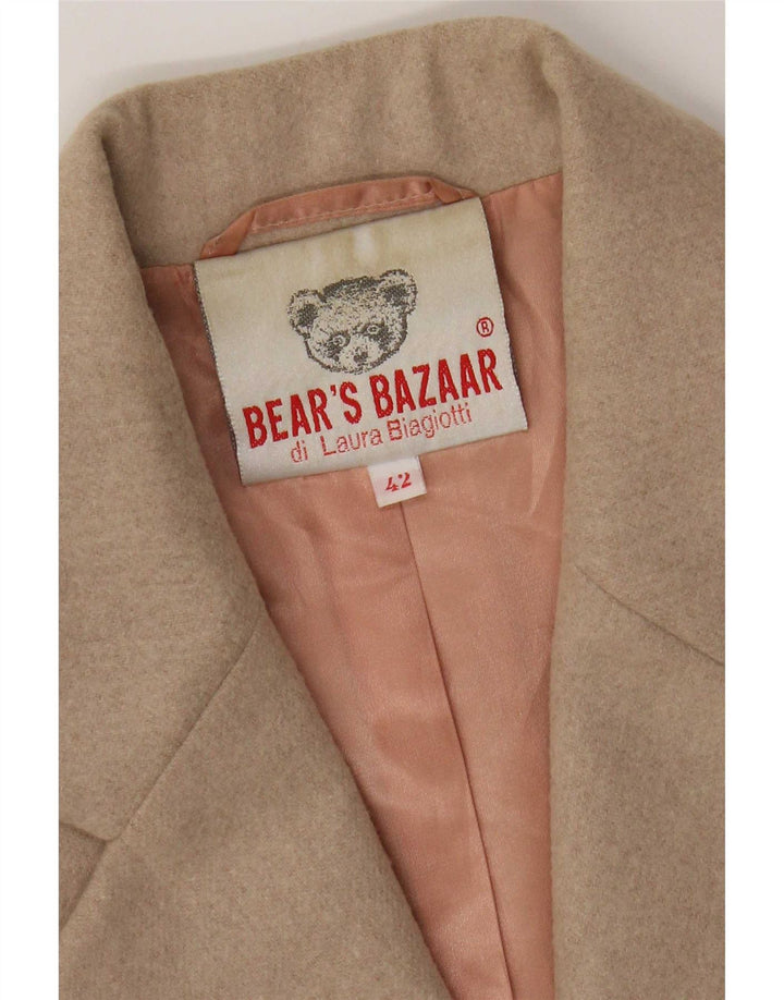 Laura Biagiotti Jachetă Blazer Femei Bear's Bazaar IT 42 Bej Mediu