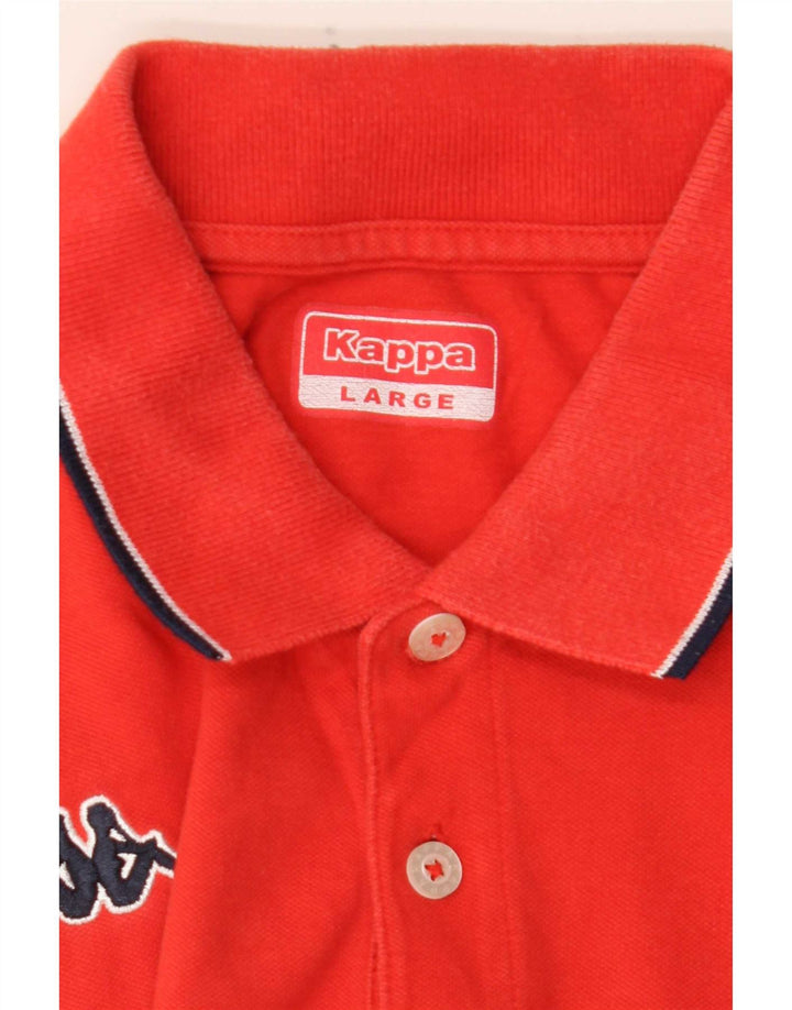 Tricou polo pentru bărbați Kappa, roșu mare