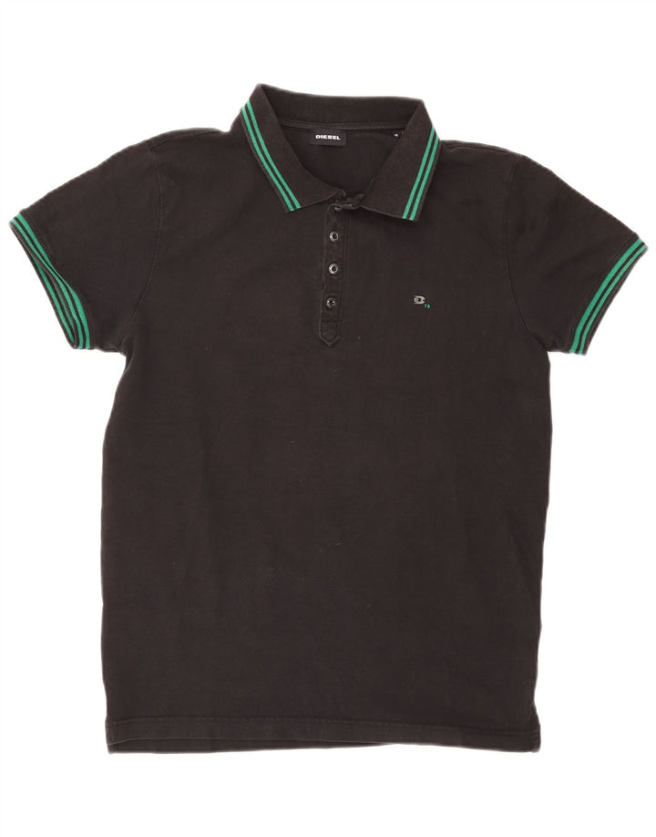 Tricou polo pentru bărbați DIESEL, mediu negru