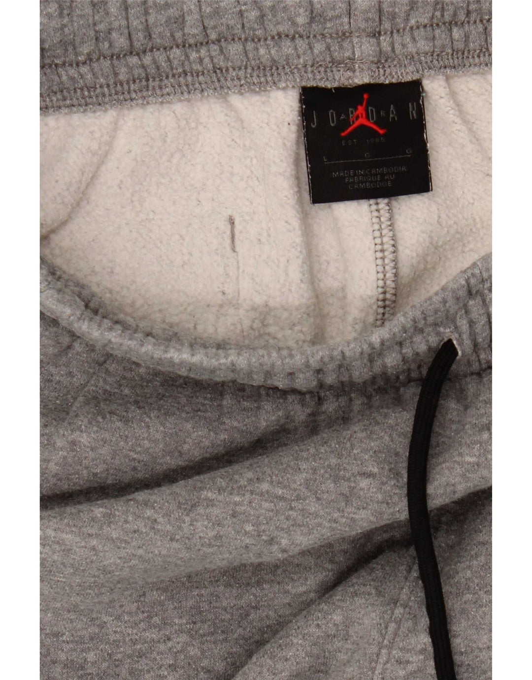 Pantaloni de trening Jordan pentru bărbați Joggeri mari, gri bumbac