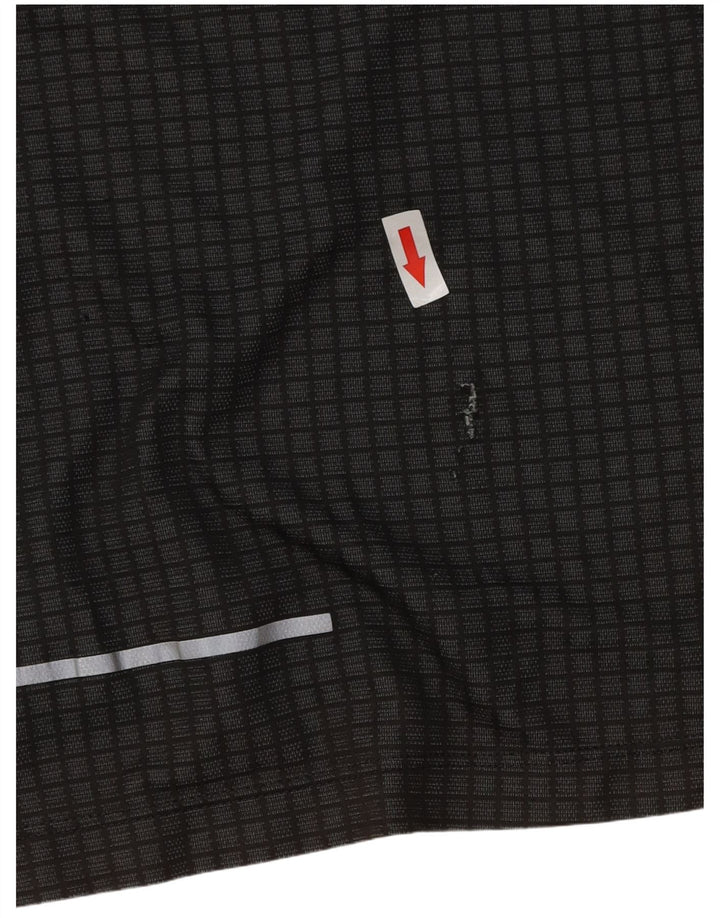 Tricou Nike Dri Fit pentru bărbați Top Mediu Gri Poliester Geometric