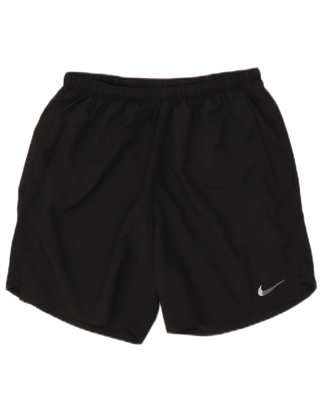 Pantaloni scurti sport NIKE pentru femei UK 12 Poliester mediu negru