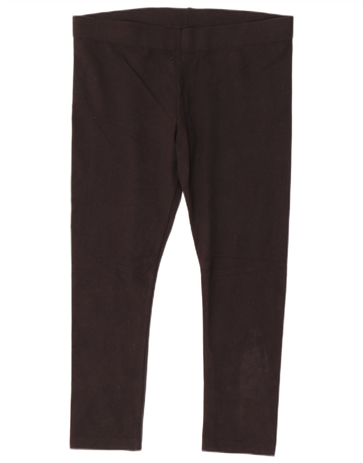 Leggings crop Dkny pentru femei UK 14, mare, negru, bumbac