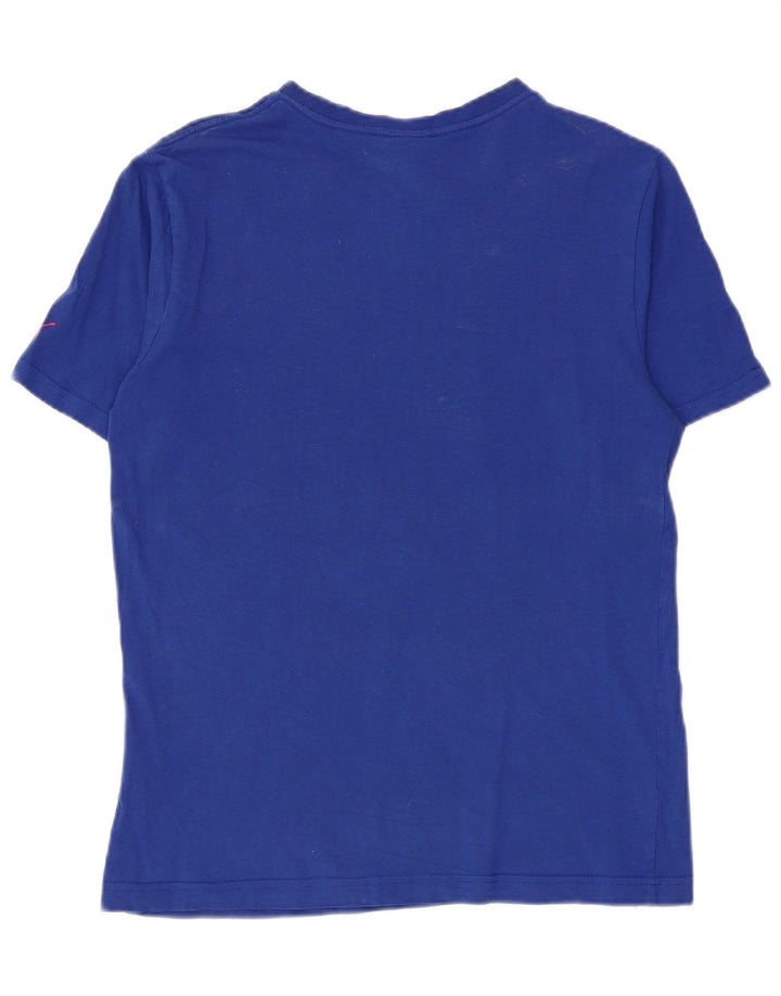 Tricou grafic Puma pentru bărbați Top mic, albastru, bumbac