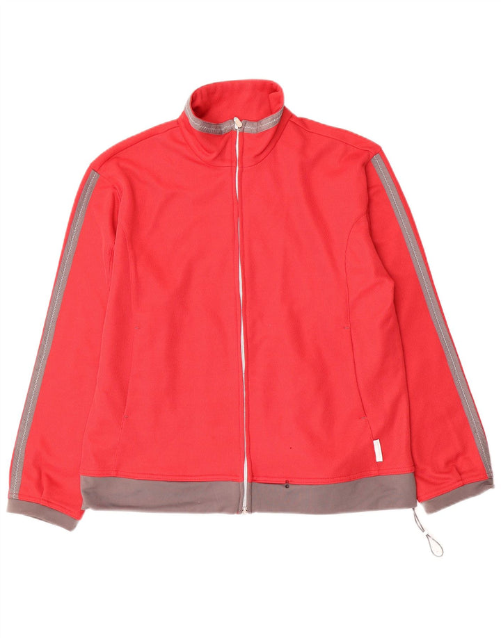 Jachetă de trening supradimensionată pentru femei Diadora UK 10 Small Red Colorblock