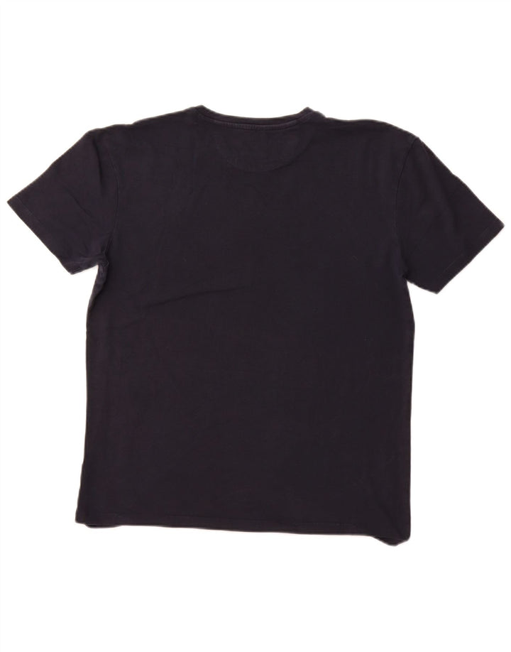 Tricou pentru bărbați Zara Slim Fit Top XL Bleumarin