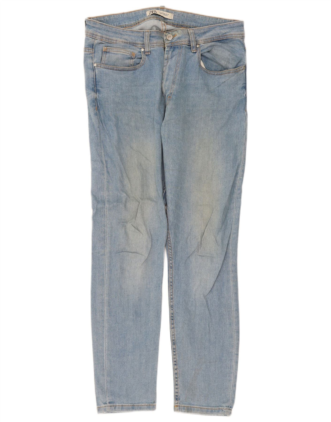 Blugi slim pentru bărbați Zara EU 44 Large W34 L30 Blue Bumbac