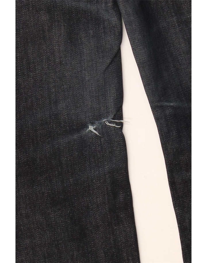 Blugi drepti pentru femei BENETTON W31 L30 bumbac bleumarin