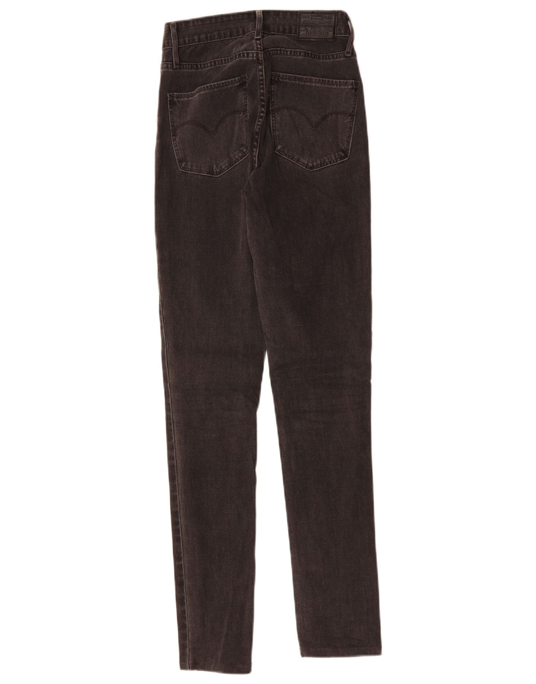 Blugi skinny cu talie înaltă pentru femei LEVI'S 721 W26 L30 bumbac gri