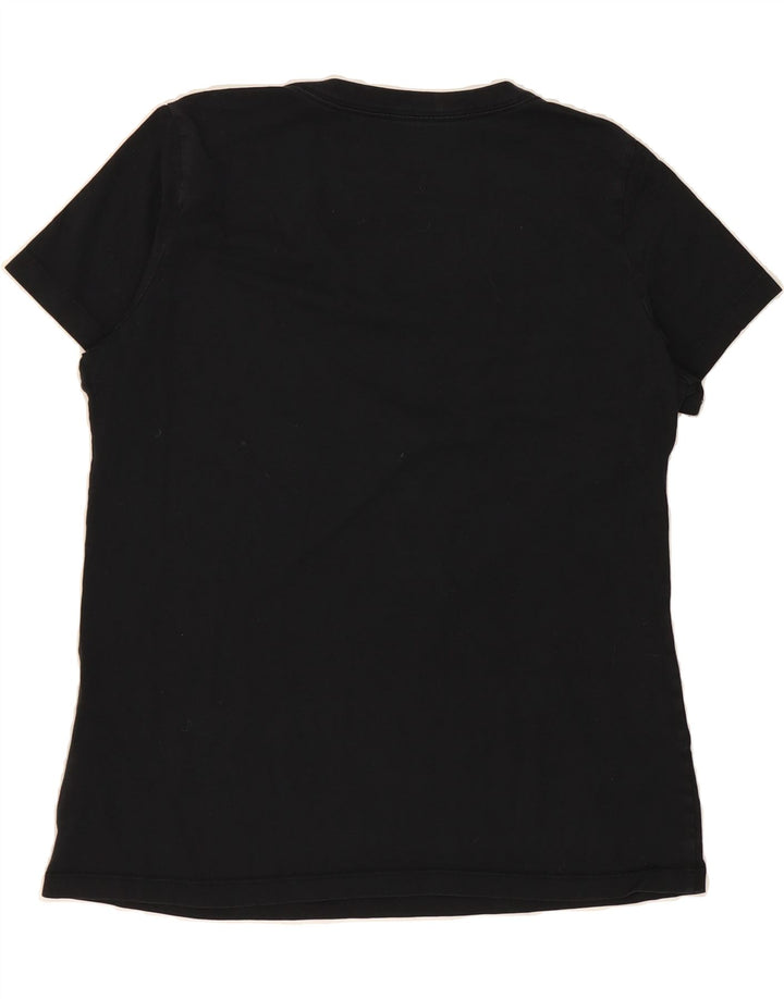 NIKE Womens T-Shirt Top UK 14 Medium Black Cotton Vintage Nike and Second-Hand Nike from Messina Hembry 