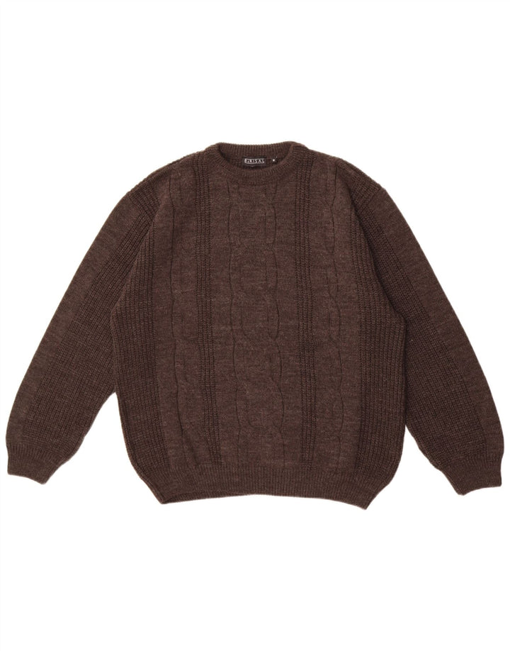 Pulover Barisal pentru bărbați, loose fit, cu decolteu, poliacrilic, gri mediu