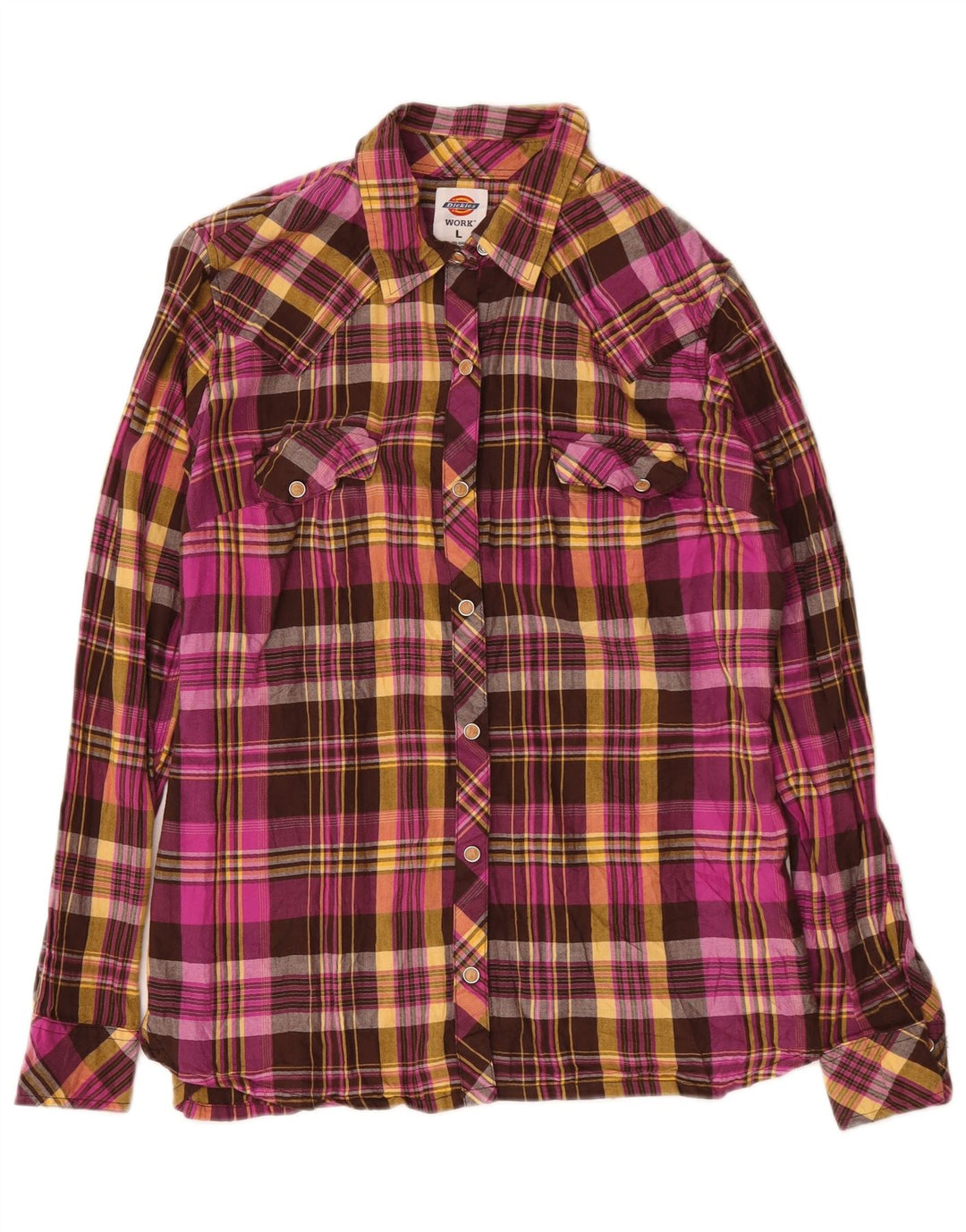Cămașă de flanel pentru femei Dickies UK 16, mare, multicolor, din bumbac