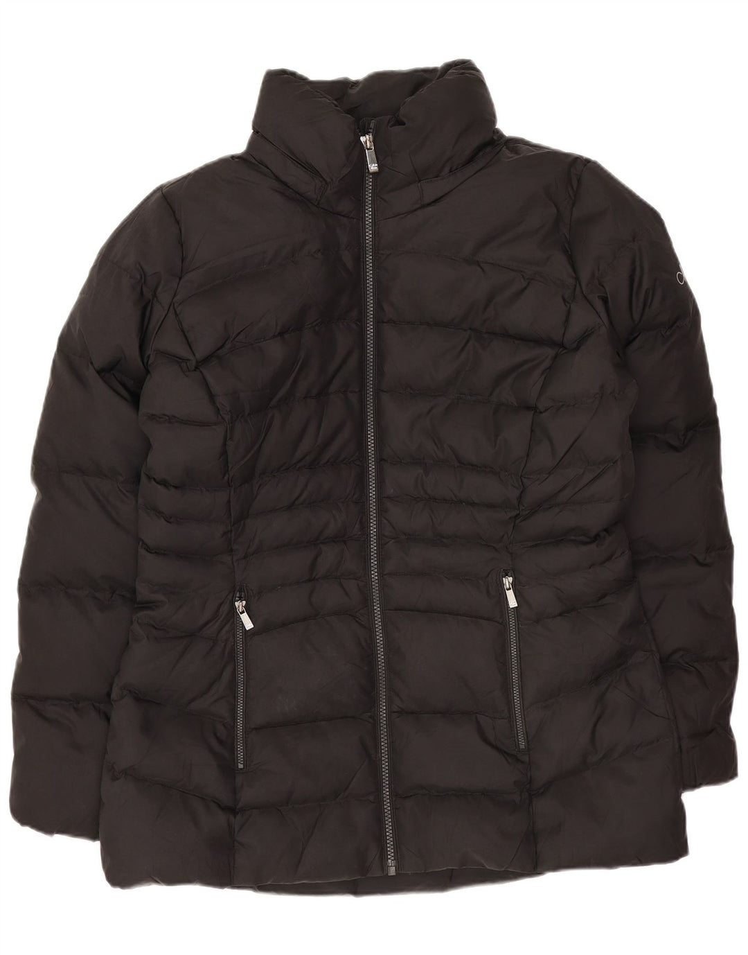 Jachetă căptușită pentru femei Calvin Klein UK 10 Poliester negru mic