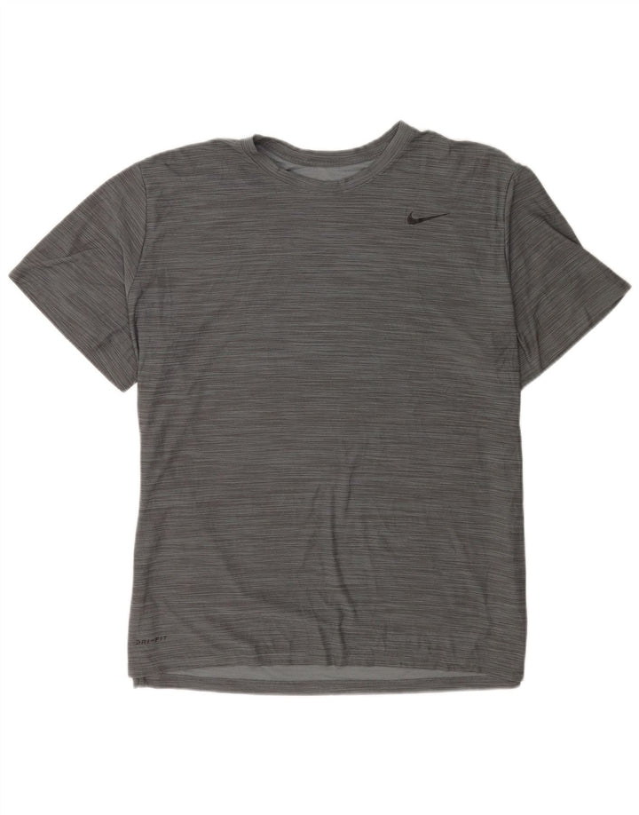 Tricou pentru bărbați Nike Dri Fit Top XL Gri poliester cu pături
